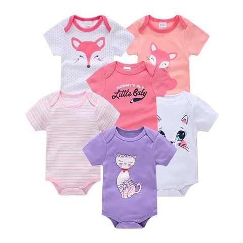 Onesies Girl 6Psc