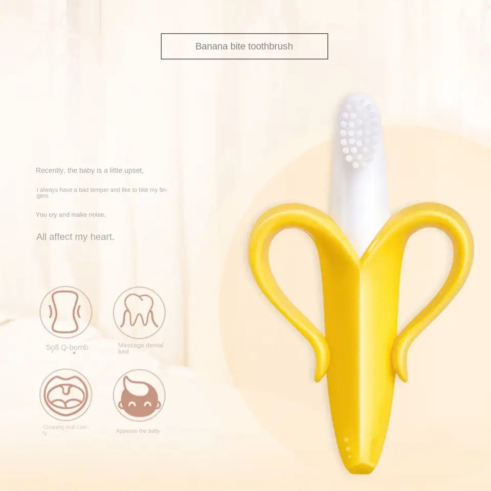 Banana Shaped Toothbrush/Teether