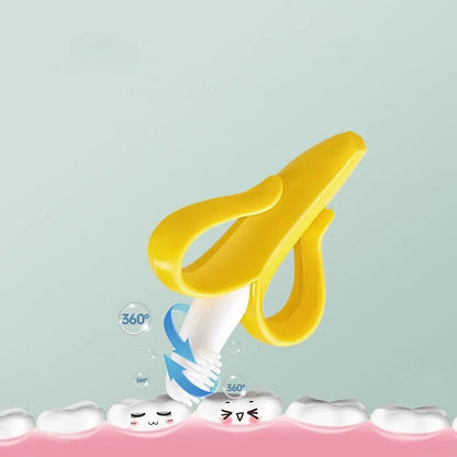 Banana Shaped Toothbrush/Teether