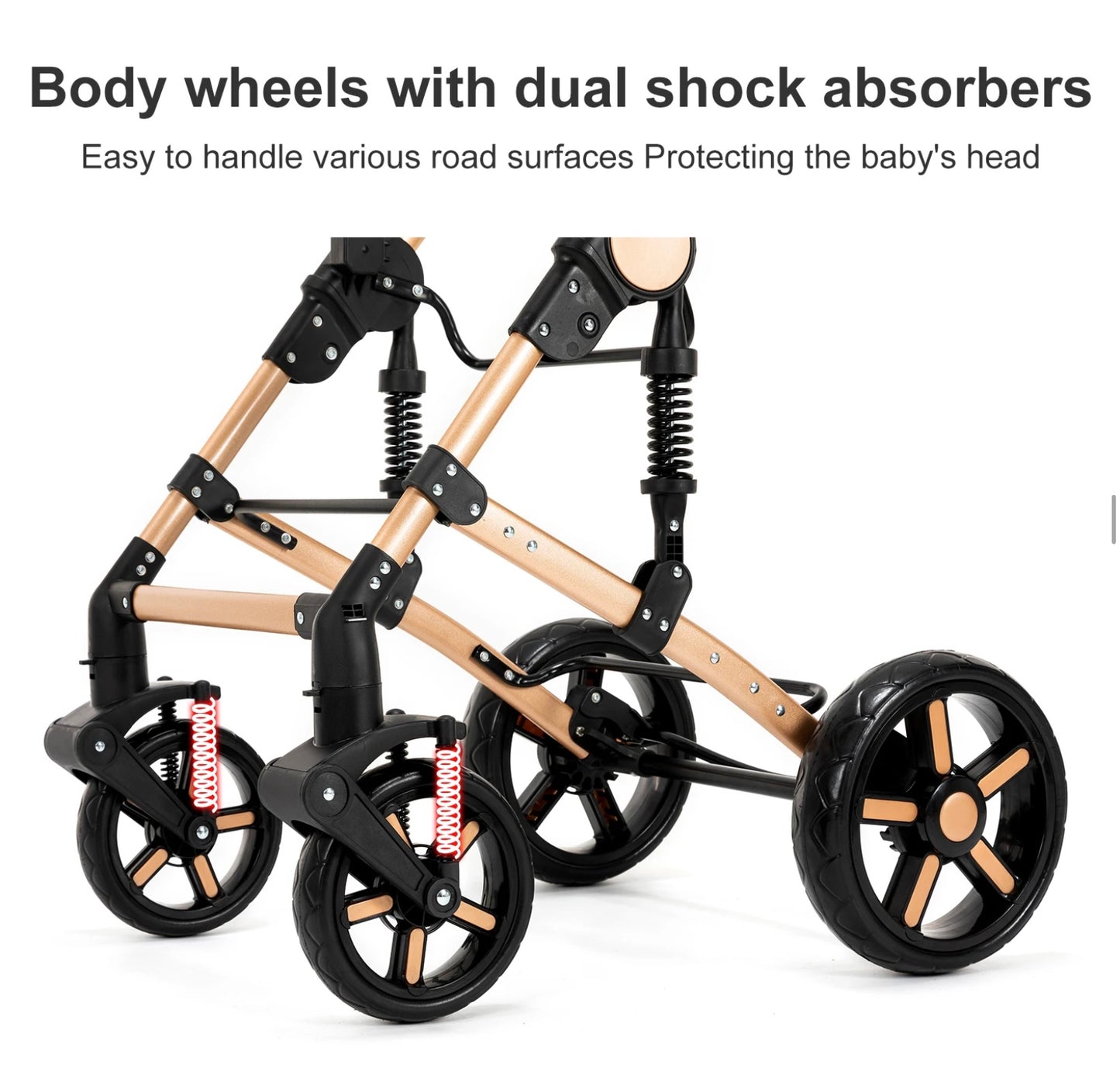 3 in 1 Baby Stroller ( 2 Colors )