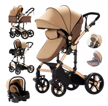 3 in 1 Baby Stroller ( 2 Colors )